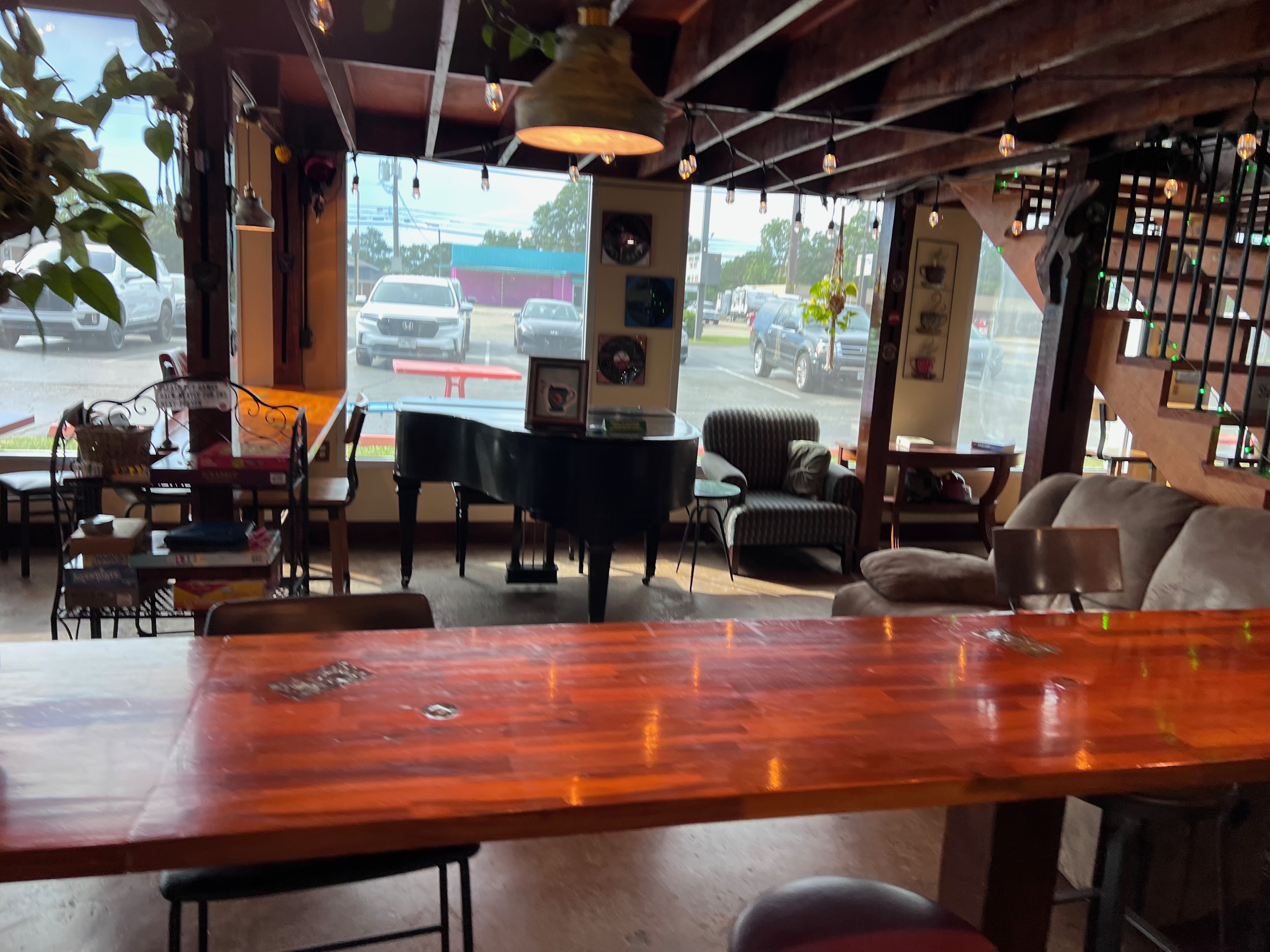 Bar and stools, view 2